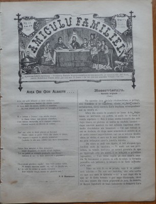 Ziarul Amiculu familiei , an 4 , nr. 23 , Gherla , 1880 , Din Bucovina foto