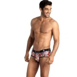 Anais Men-Comics Brief din Modal cu Imprimeu