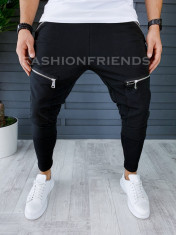 Pantaloni de trening pentru barbati slim fit - - A8582 foto