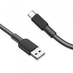 Cablu Date si Incarcare USB-A - USB-C HOCO X69, 18W, 1m, Negru