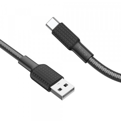 Cablu Date si Incarcare USB-A - USB-C HOCO X69, 18W, 1m, Negru foto
