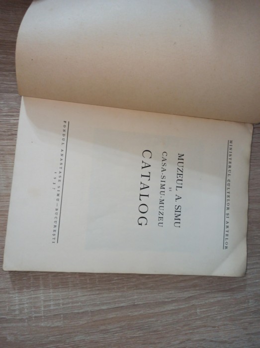 Muzeul A. Simu si Casa Simu * 1937