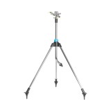 Aspersor Cellfast Range Ideal, pulsator, pini stabilizare, suporti pliabili, reglaj inaltime, unghi reglabil, acoperire 452 m2, otel