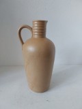 Sticla ceramica vintage Macholl M&uuml;nchen 0,700 Ltr., Germania, gresie, stanta pe fund, 22cm