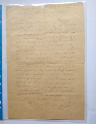 SCRISOARE ORIGINALA A DIRECTORULUI OPEREI DIN MUNCHEN foto