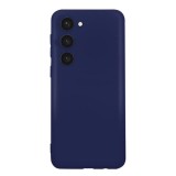 Husa compatibila cu samsung galaxy s23 plus, matte efect, camera ultra safe, htpmag, albastru