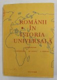 ROMANII IN ISTORIA UNIVERSALA - ROMANII IN SECOLUL XVIII - O BIBLIOGRAFIE , VOLUMUL I de STEFAN LEMNY , 1988