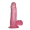 Dildo Medium Jelly Studs roz 17 cm