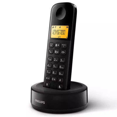 Telefon Dect Philips D1602 Culoare Negru foto