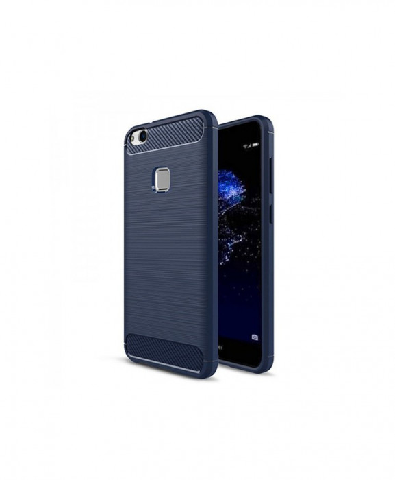 Husa Carbon Fiber Samsung Galaxy S9 Plus Albastra
