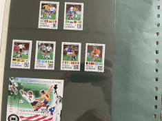 Romania - serie timbre fotbal campionatul mondial 1994 SUA nestampilate MNH foto