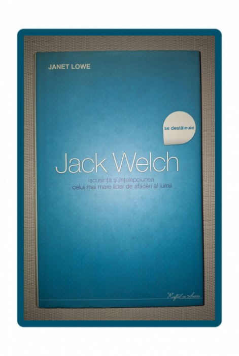 JANET LOWE - JACK WELCH SE DESTAINUIE