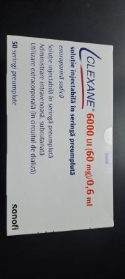 Vand 1 cutie Clexane 0.6 ml (6000Ul) foto