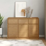 vidaXL Dulap &quot;SAUDA&quot;, stejar, 114x43x75,5 cm, lemn masiv de pin
