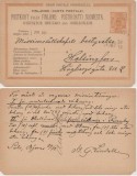 Finland 1880 Postcard Stationery Card to Helsinki - corner knocks D.403