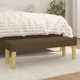 Banca Gossi Maro Inchis 100x30x30 cm Textil, Banca Interior Multifunctionala, Sezut Confortabil