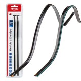 Benzi LED COB auto laterale albastre 2x30 cm 12V DC flexibile pentru iluminare suplimentara decorativa si de semnalizare AMiO