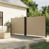Cumpara ieftin Copertină laterală retractabilă, bej, 160 x 600 cm