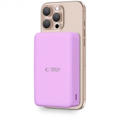 Baterie Externa Wireless Tech-Protect PB12 LifeMag, 20000mAh, 20W, QC + PD + FQI, 1 x QI - 1 x USB-A - 1 x USB-C, Mov foto