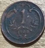 MNDSTR AUT1 Austroungharia 1 heller 1909