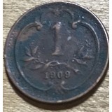 MNDSTR AUT1 Austroungharia 1 heller 1909