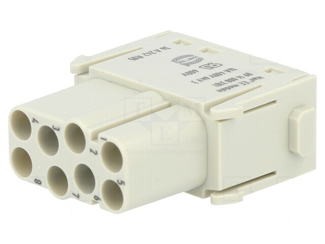Conector modular mamă Han-Modular 8 pini fără contacte