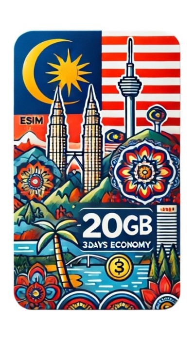 eSIM Malaysia 20GB 30Days Economy
