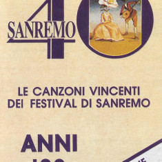 Casetă audio Various ‎– Le Canzoni Vincenti Dei Festival Di Sanremo • Anni '80