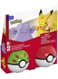 Mega Pokemon Poke Ball 2-pack Building Pikachu &amp; Ditto (jct43)