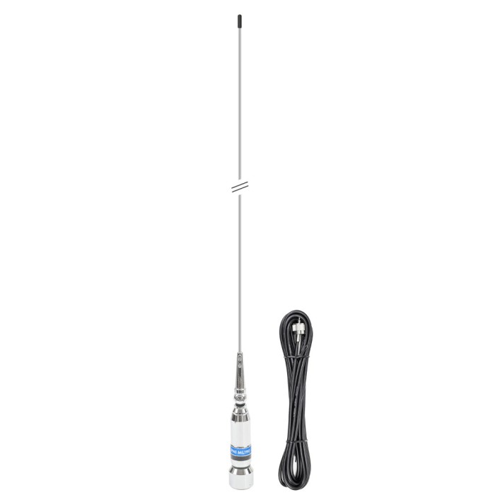 Antena CB PNI ML190, lungime 188cm, 26-28MHz, 600W cu inclinare la 90 de grade PNI-ML190