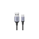Ugreen Cablu de date și &icirc;ncărcare USB - micro USB 1m - gri (60146)