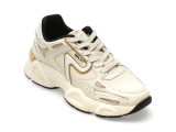 Pantofi sport REPLAY albi, WS9N04L, din piele ecologica