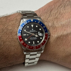 CEAS ROLEX GMT MASTER - PEPSI Bezel - Ref. 16750 - Cal. 3075 - 40mm - An 1984 !