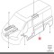 Panou lateral FORD TRANSIT (V184/5), 05.2000-04.2006; TRANSIT/TOURNEO (V347/8), 05.2006-04.2013, partea stanga=dreapta, metal galvanizat; latimea seg