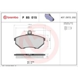 Placute frana Seat Cordoba (6k1 6k2) 02.93-12.02, Ibiza 2 (6k1) 03.93-05.02, Toledo I (1l2) 01.91-10.99; Vw Corrado (53i) 08.87-12.95, Golf 2 (19e 1g, BREMBO