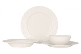 Rinart Set de vesela - Pera - 24 bucăți - 6 persoane - Porţelan