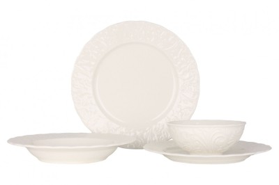 Rinart Set de vesela - Pera - 24 bucăți - 6 persoane - Porţelan foto