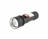 Lanterna Buzunar LED Laser USB, 600lm, 5 Moduri, Acumulator 6800mAh, Zoom, Magnet, Aliaj Aluminiu, Impermeabila IP44