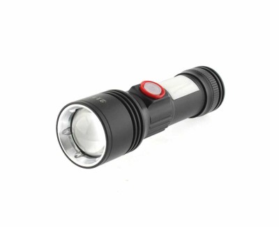 Lanterna De Buzunar Cu Acumulator LI-ion LED Laser Si Incarcare USB foto