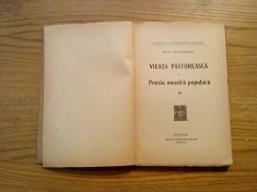 VIEATA PASTOREASCA in Poesia Noastra Populara (II) - Ovid Densusianu -1923, 161p