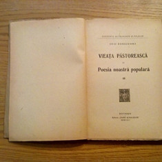 VIEATA PASTOREASCA in Poesia Noastra Populara (II) - Ovid Densusianu -1923, 161p