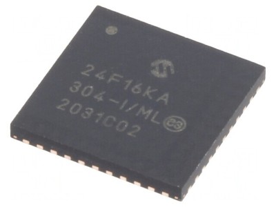 Microcontroler PIC 16kB 32MHz SMD cu I2C, IrDA, PWM, SPI, UART foto