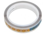 Bandă termorezistentă 0,07mm ambră rolă