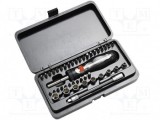 Set 42 Capete Surubelnita Crescent cu Clichet, Adaptor, Prelungitor Elastic - Cutie Plastic