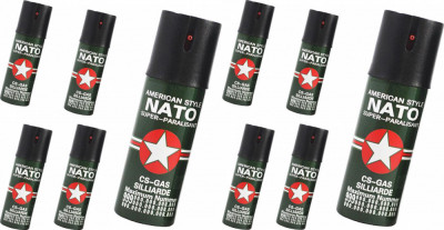 SET 10 SPRAY PARALIZANT NATO,CELE MAI EFICIENTE,FII SIGUR INTR-O LUME NESIGURA! foto