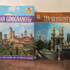 Set 2 albume-ghid San Gimignano, L'abbaye de Westminster (limba franceză)
