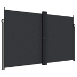 Cumpara ieftin Copertina laterala retractabila, negru, 200x1200 cm