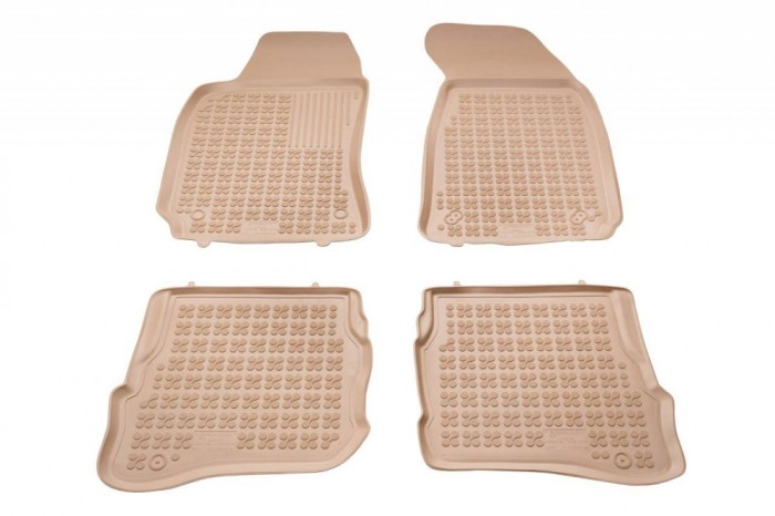 Covorase Presuri Auto Cauciuc Dedicate Bej VW PASSAT B5 1996-2005