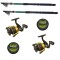 Kit pescuit sportiv cu doua lansete 3,6m EastShark, doua mulinete CB540