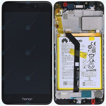 Huawei Honor 6C Pro (JMM-L22) Capac frontal al modulului de afișare + LCD + digitizer + acumulator negru 02351LNC